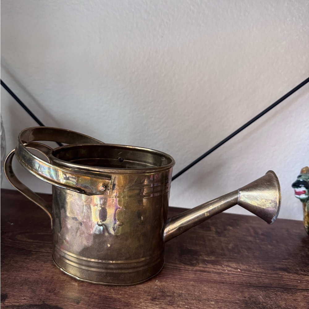 Brass Watering Can - Decorative Vintage Style